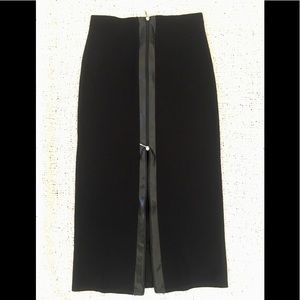 Skirts - Tension Paris Black Zip Front Pencil Midi Skirt 8 Skirts - Tension Paris Black Zip Front Pencil Midi Skirt 8